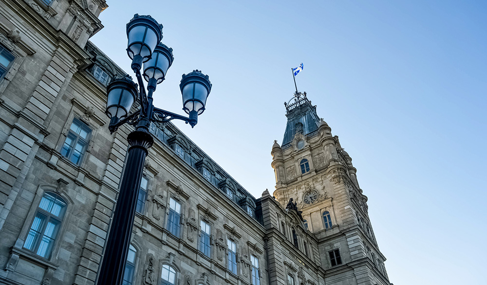 Quebec parliament in Quebec city