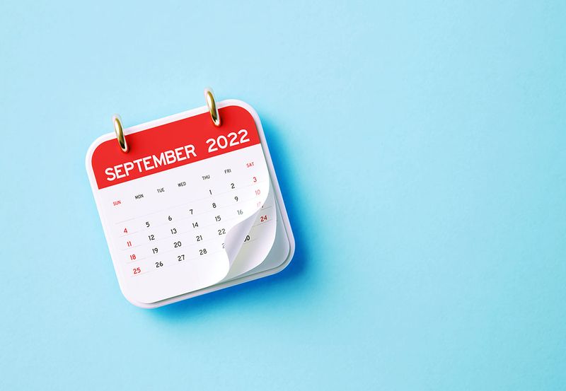 september 2022 paper calendar
