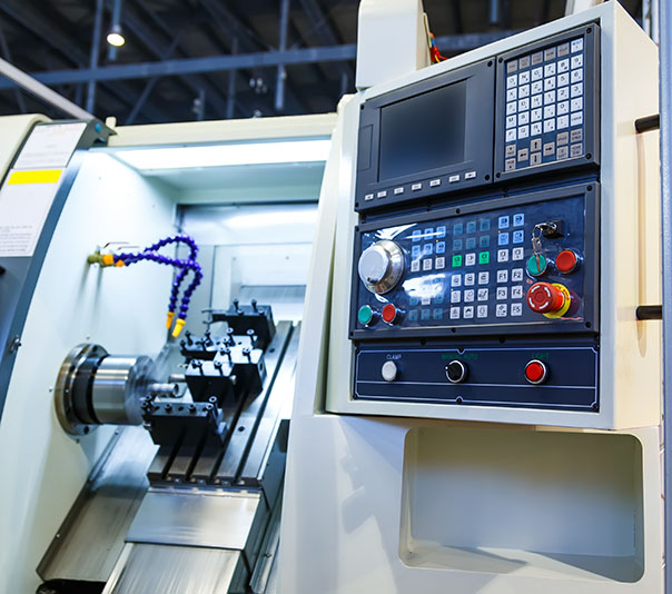 Computer control panel lathe with numerical control