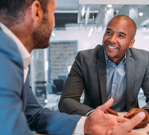 Business partners in meeting.