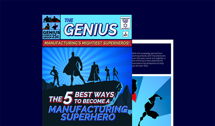 manufacturing superhero ebook cover